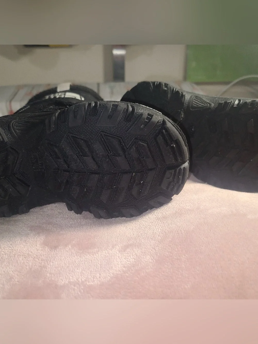 The North Face Kids Black Insulated Snow Boots